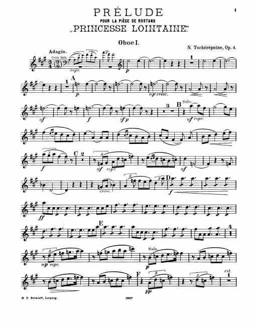 Oboe 1, 2