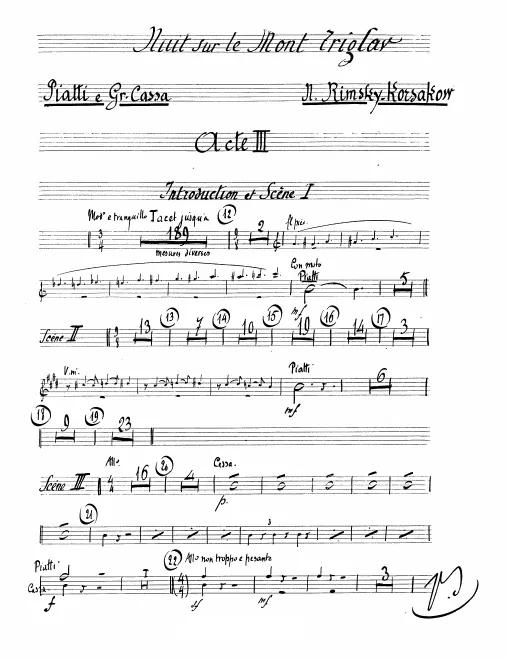 Bass Drum/Cymbals, Xylophone, Tam-Tam