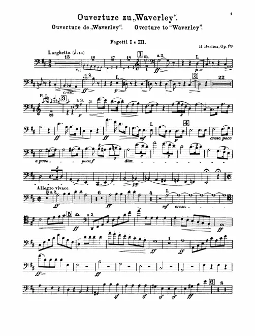 Bassoon 1/3, 2/4
