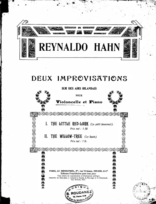 No.1 - Complete Score and Cello Part