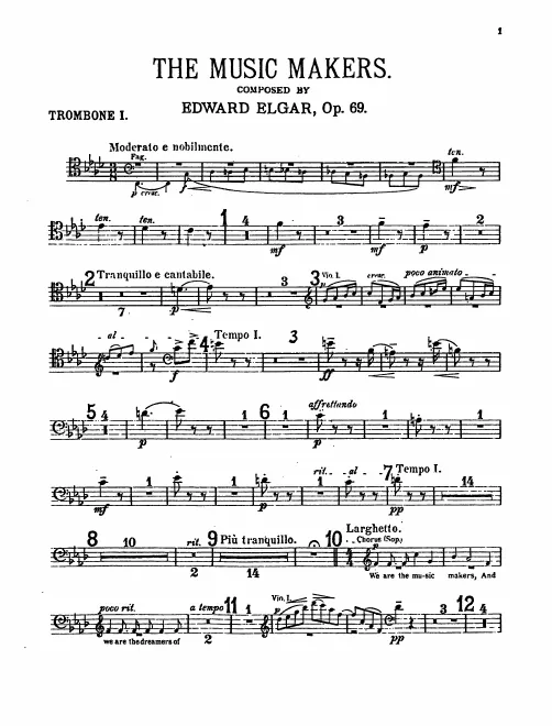 Trombone 1, 2, 3, Tuba