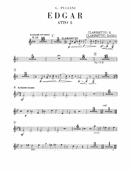 Clarinet 2 (A/B)/Bass Clarinet (B)