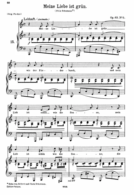 5. Junge Lieder I