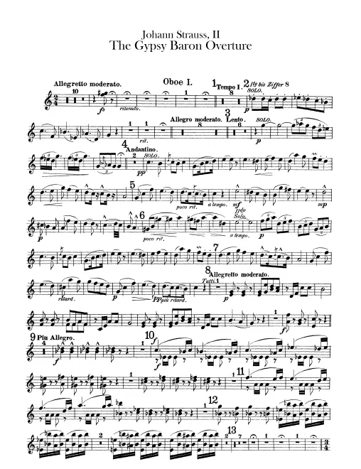 Oboe 1, 2
