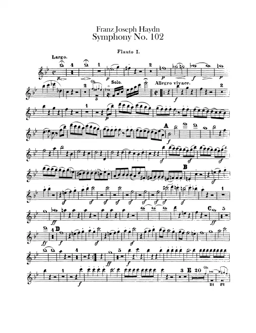 Flute 1, 2