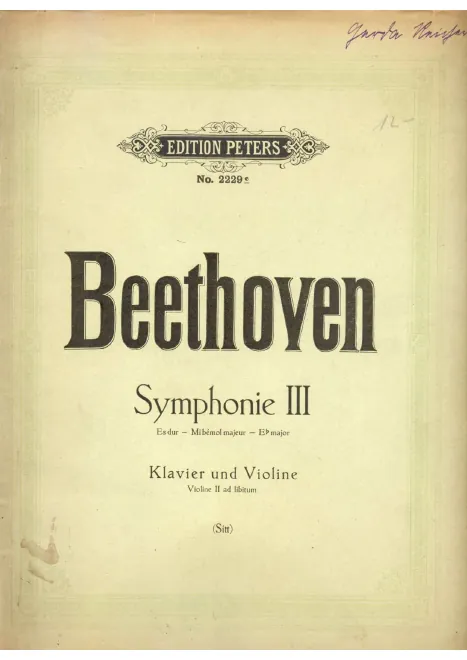 Symphony No.3: Complete Score