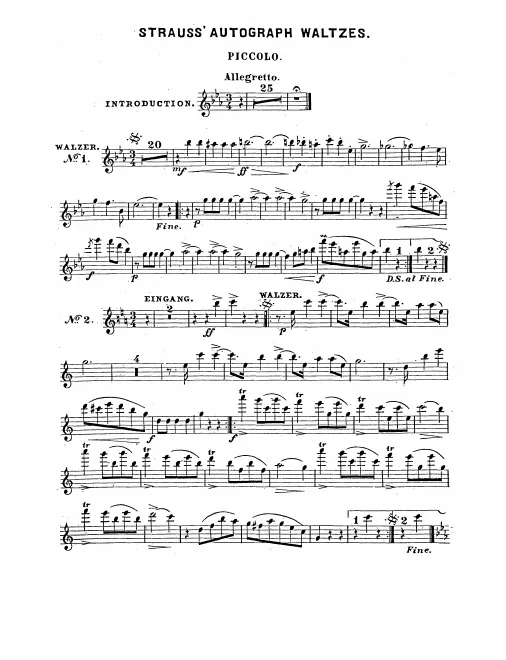 Piccolo, Flute