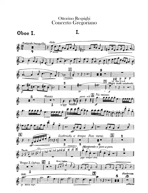 Oboe 1, 2, English Horn