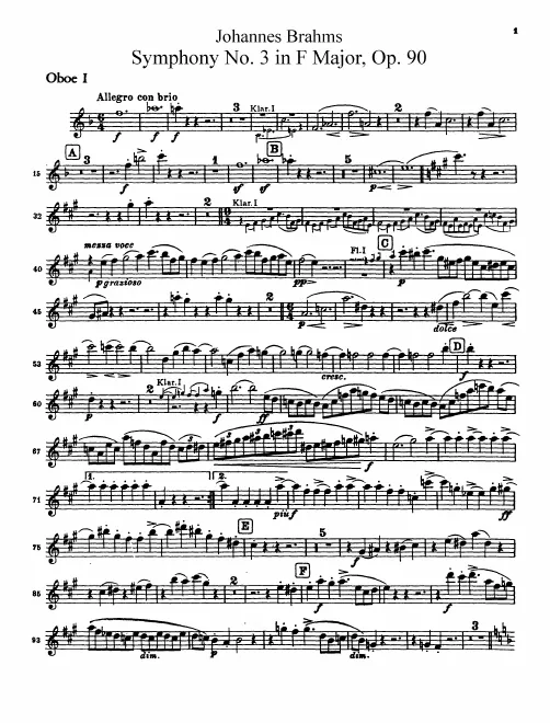 Oboe 1, 2