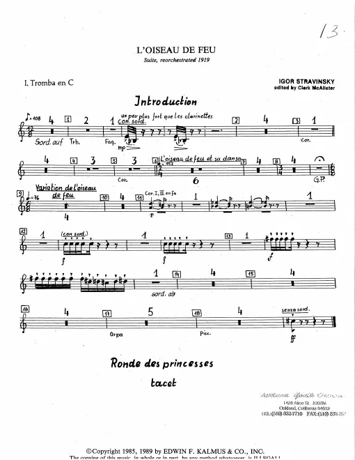 Trumpet 1, 2 (C)