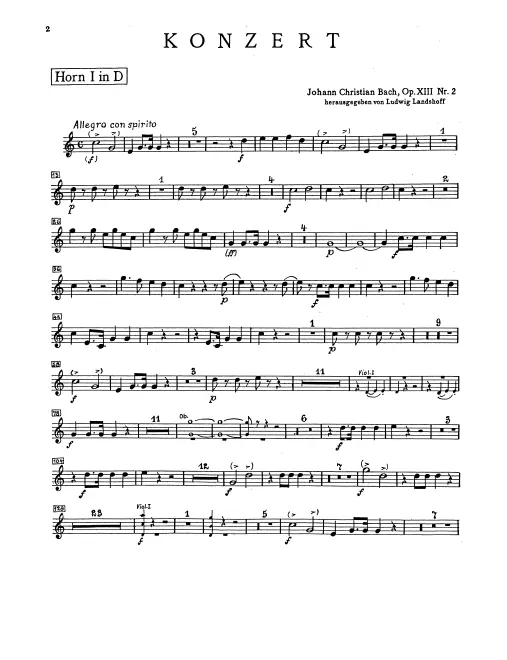 Horn 1, 2 (D)