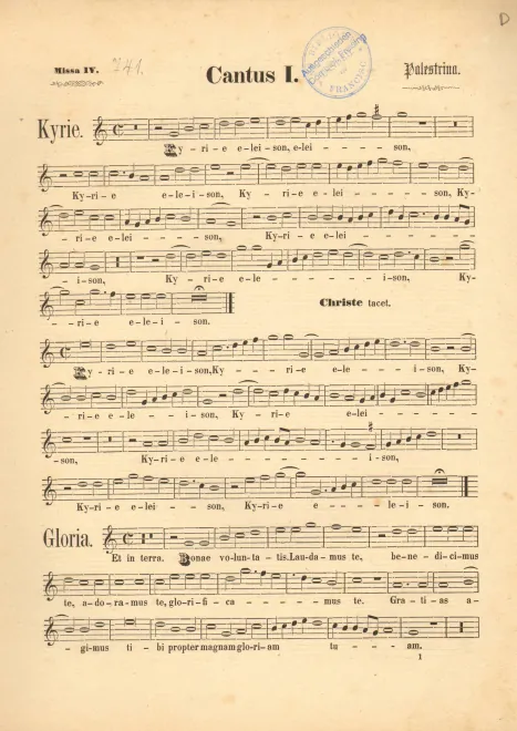 Cantus I (color)