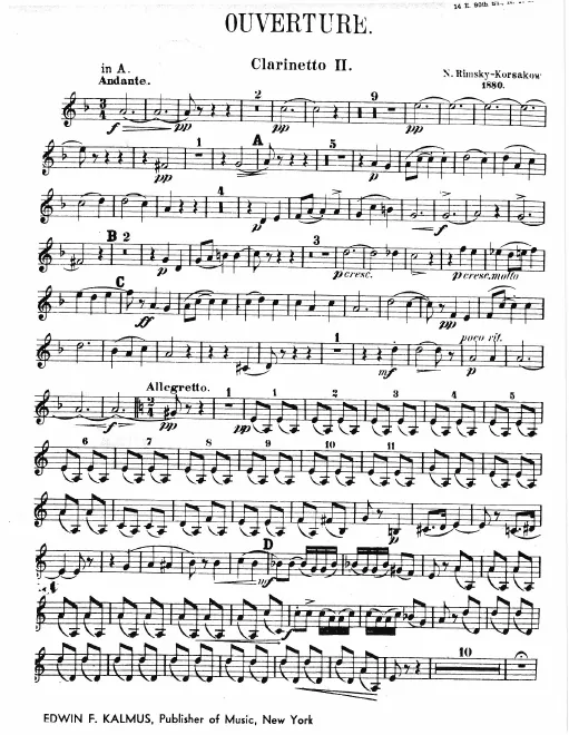Clarinet 2 (A)