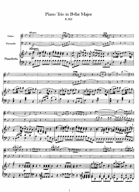 Complete Score (alternate scan)