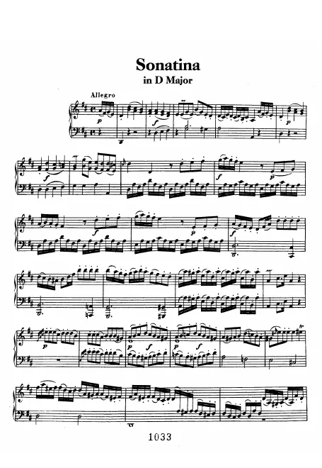 Sonata No.3 in D major