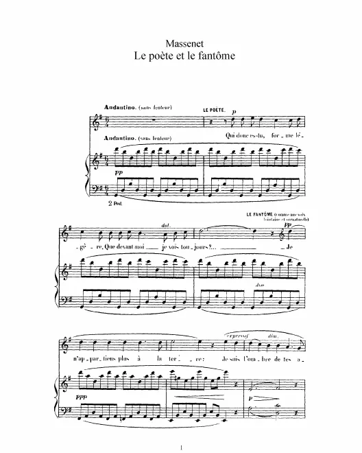 Complete Score (G Major: high voice and piano)