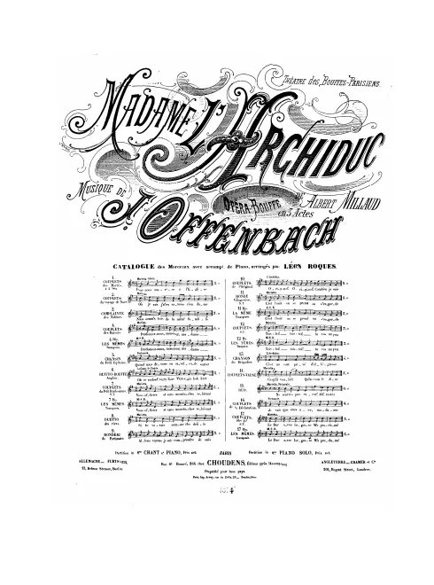 No.9, Rondeau de Fortunato: "Allons voyons je sais comprendre" (Act II, No.10)