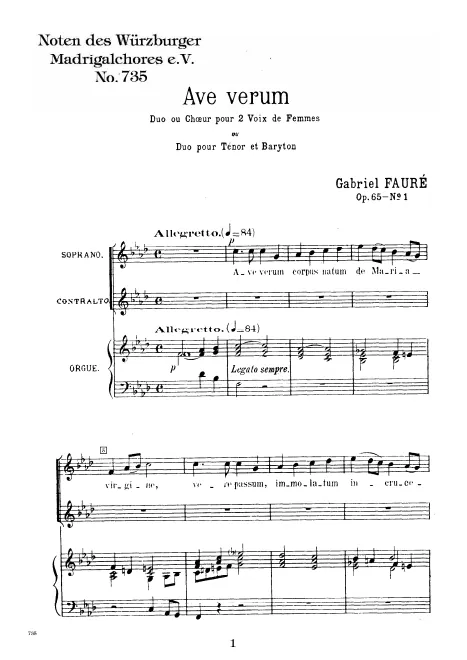 1. Ave verum