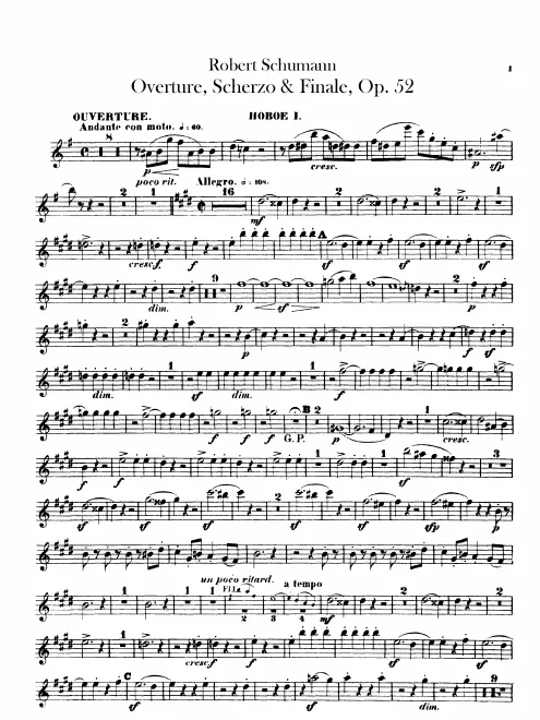 Oboe 1, 2