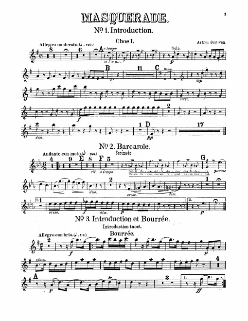 Oboe 1, 2