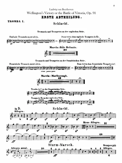 Trumpet 1, 2 (D)