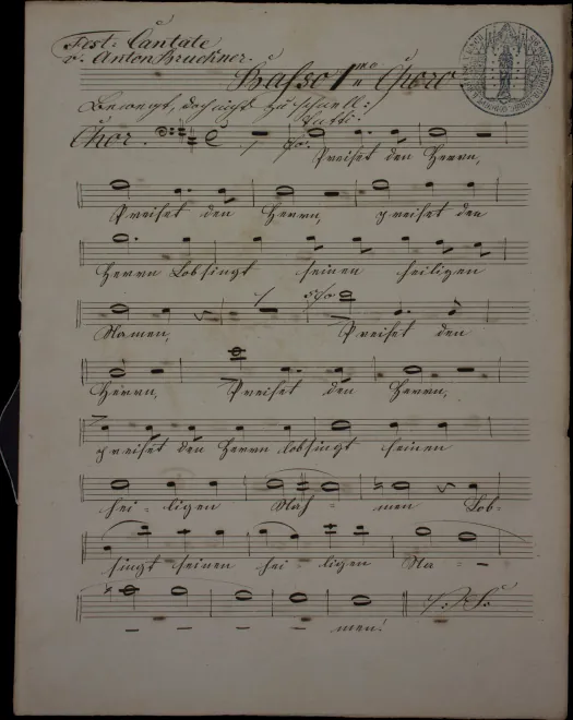 Basses 1, 2 (chorus)