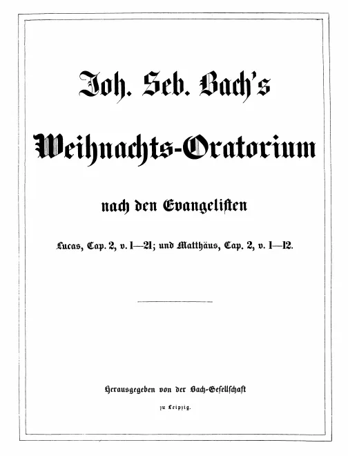 5/2. Weihnachts-Oratorium