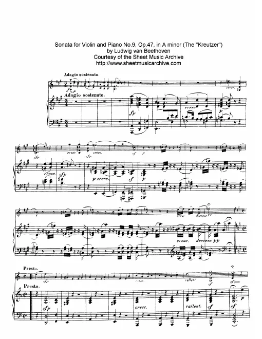 1. Adagio sostenuto—Presto