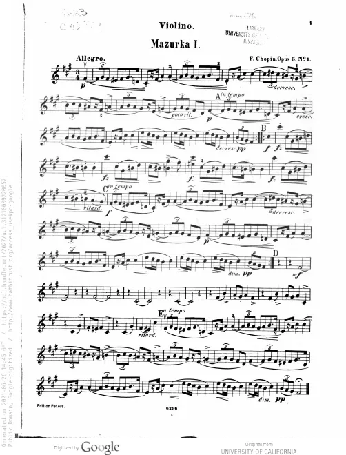 Violin Part