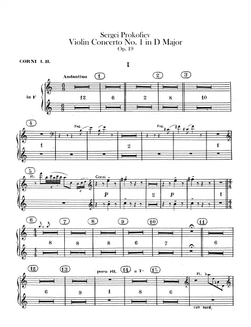 Horn 1/2, 3/4 (F)