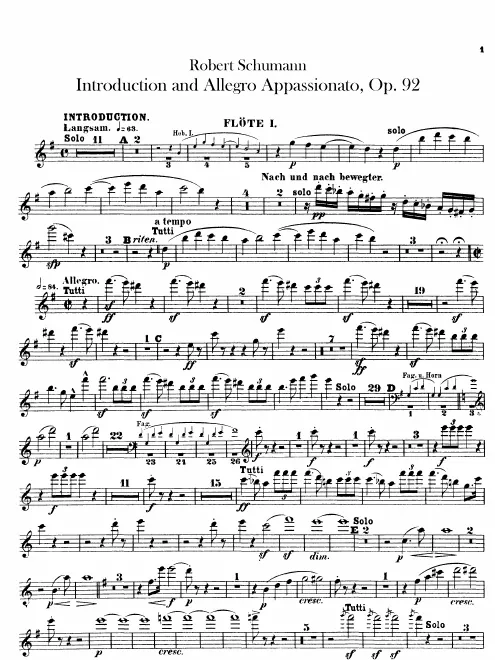 Flute 1, 2