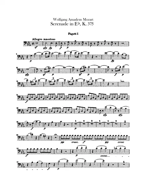 Bassoon 1, 2