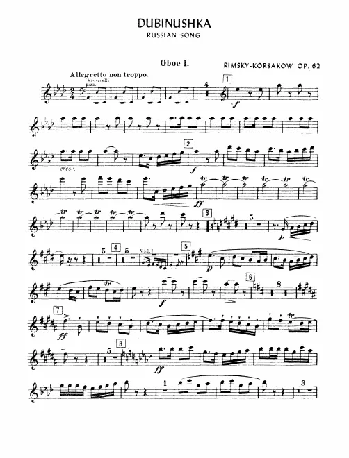 Oboe 1, 2