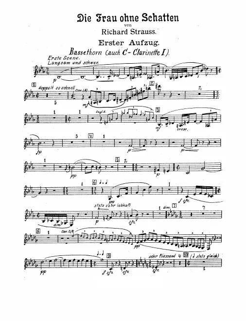 Basset Horn/Clarinet 1 (C)