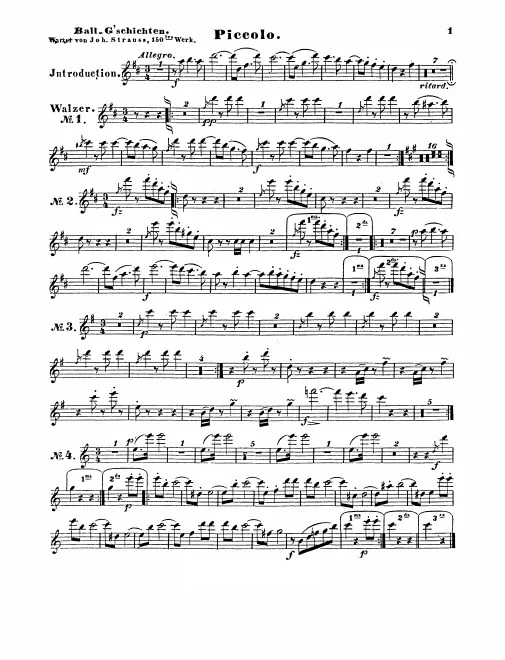 Piccolo, Flute