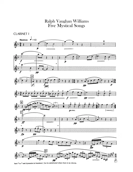 Clarinet 1, 2 (B)