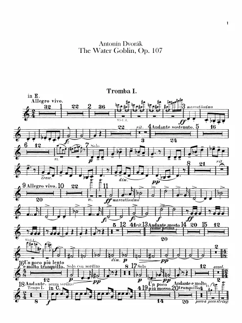 Trumpet 1, 2 (E, C, E)