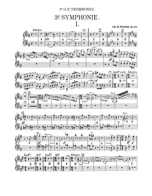 Trombone 1/2, 3, Tuba