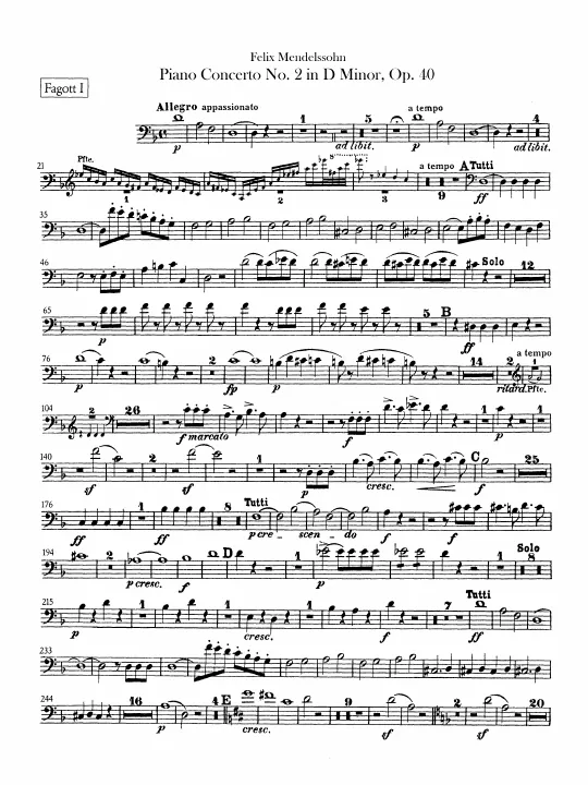 Bassoon 1, 2