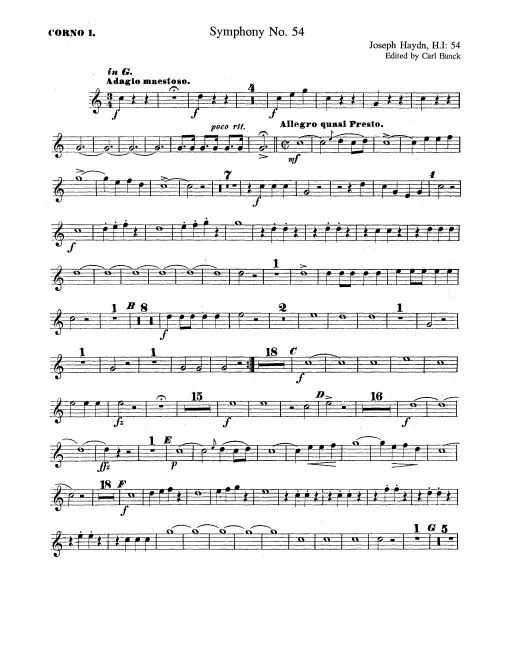 Horn 1, 2 (G/C)