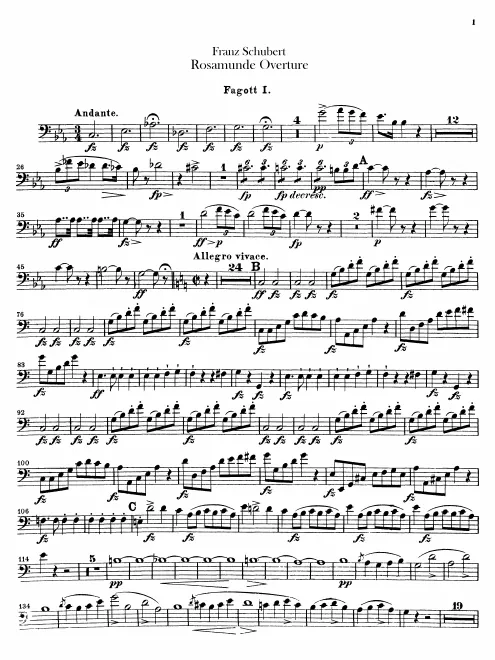 Bassoon 1, 2