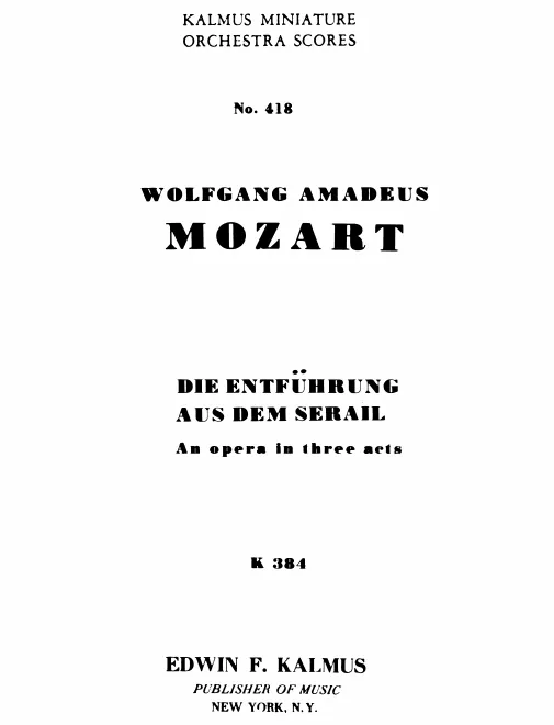 Complete Score (reprint)