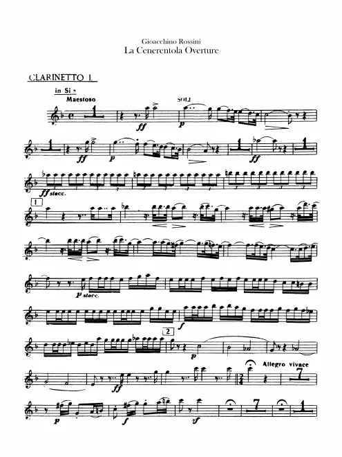 Clarinet 1, 2 B)