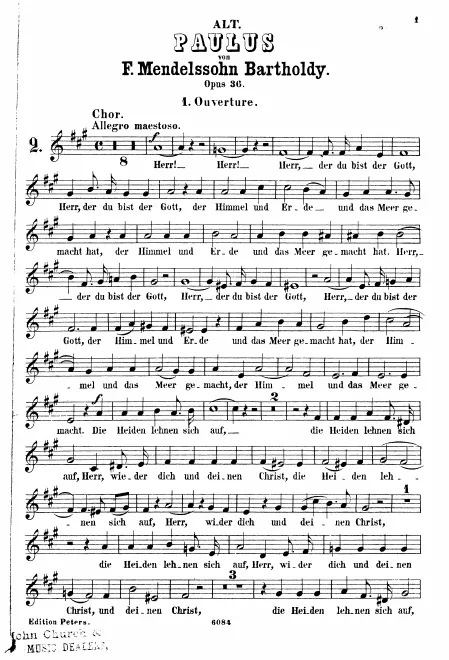 Alto (Chorus) (approx. original format)