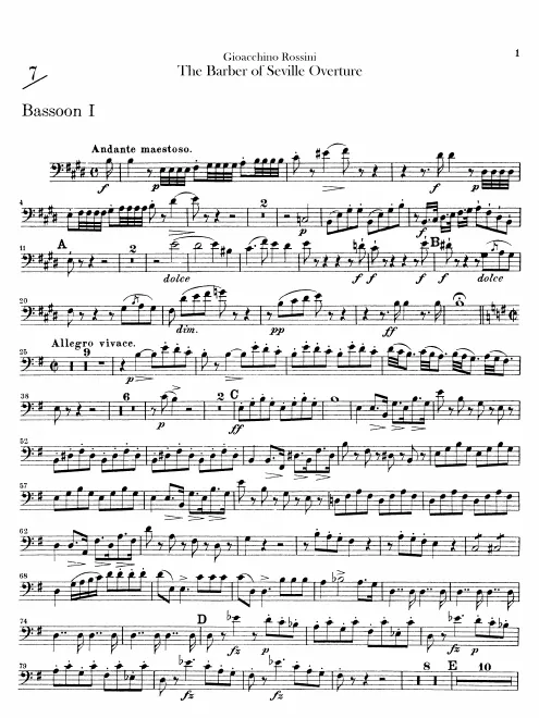 Bassoon 1, 2