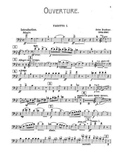 Bassoon 1, 2