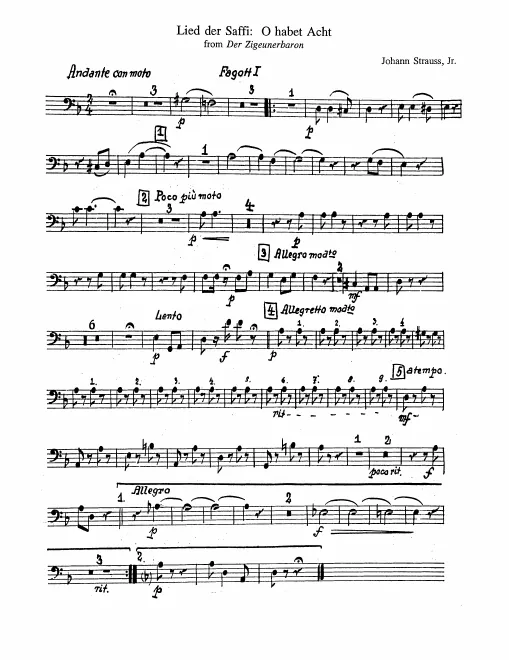 Bassoon 1, 2