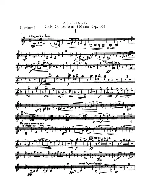 Clarinet 1, 2 (A)
