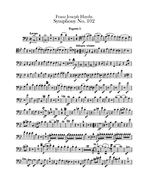 Bassoon 1, 2