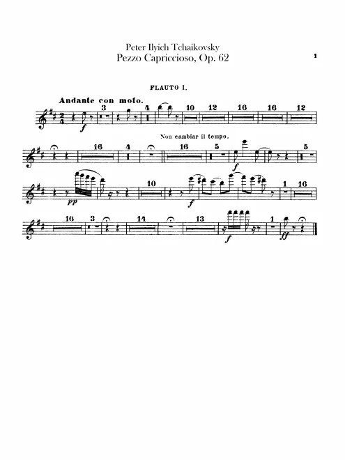 Flute 1, 2
